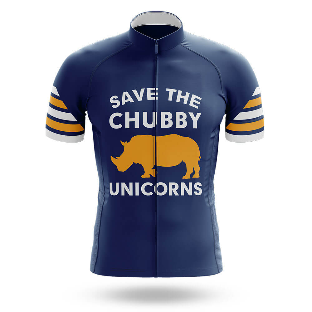 The Chubby Unicorn V6 - Navy - Men's Cycling Kit-Jersey Only-Global Cycling Gear