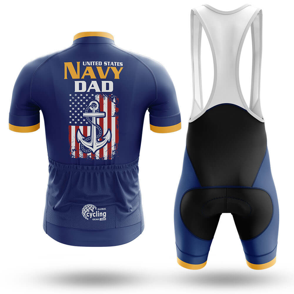 Navy Dad - Men's Cycling Kit-Full Set-Global Cycling Gear