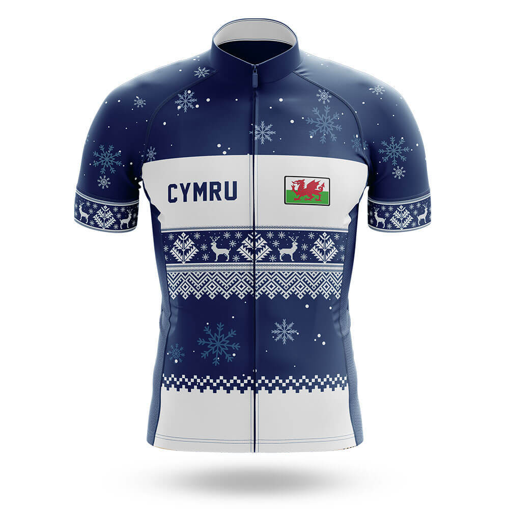 Cymru Xmas - Men's Cycling Kit-Jersey Only-Global Cycling Gear