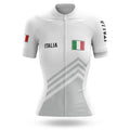 Italia S5 White - Women - Cycling Kit-Jersey Only-Global Cycling Gear