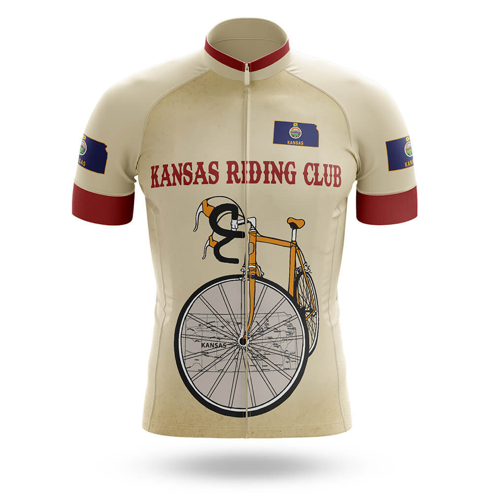 Kansas Riding Club - Men's Cycling Kit-Jersey Only-Global Cycling Gear