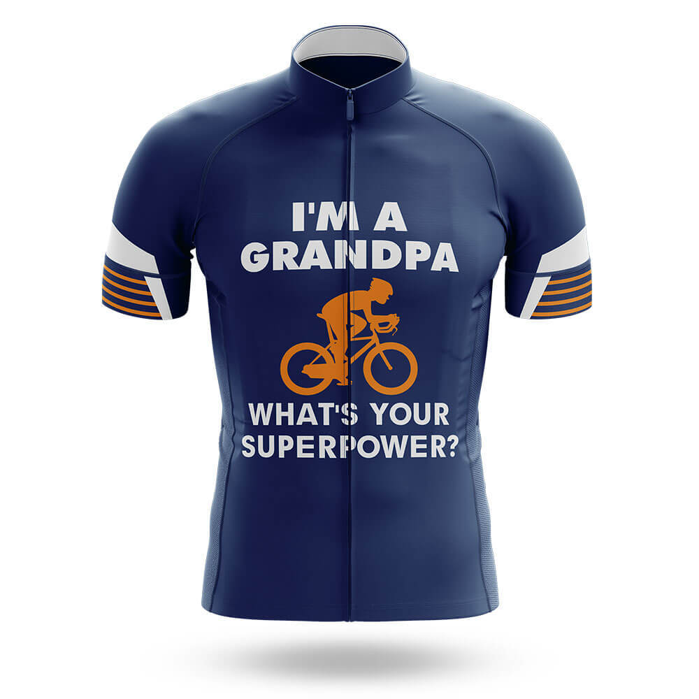 Superpower - Navy - Men's Cycling Kit-Jersey Only-Global Cycling Gear