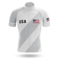 USA S7 - White - Men's Cycling Kit-Jersey Only-Global Cycling Gear