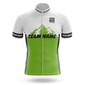 Custom Team Name V3 Green - Men's Cycling Kit-Jersey Only-Global Cycling Gear