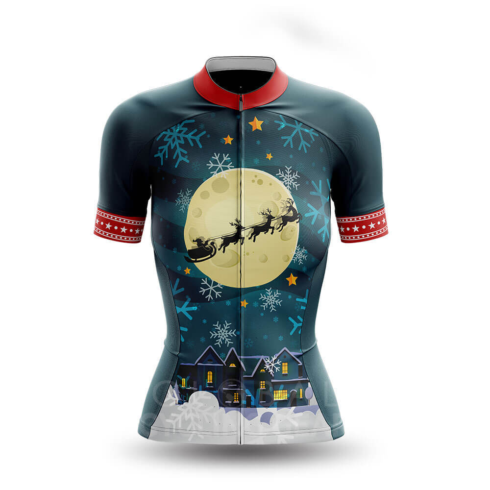 Christmas Night - Cycling Kit-Jersey Only-Global Cycling Gear