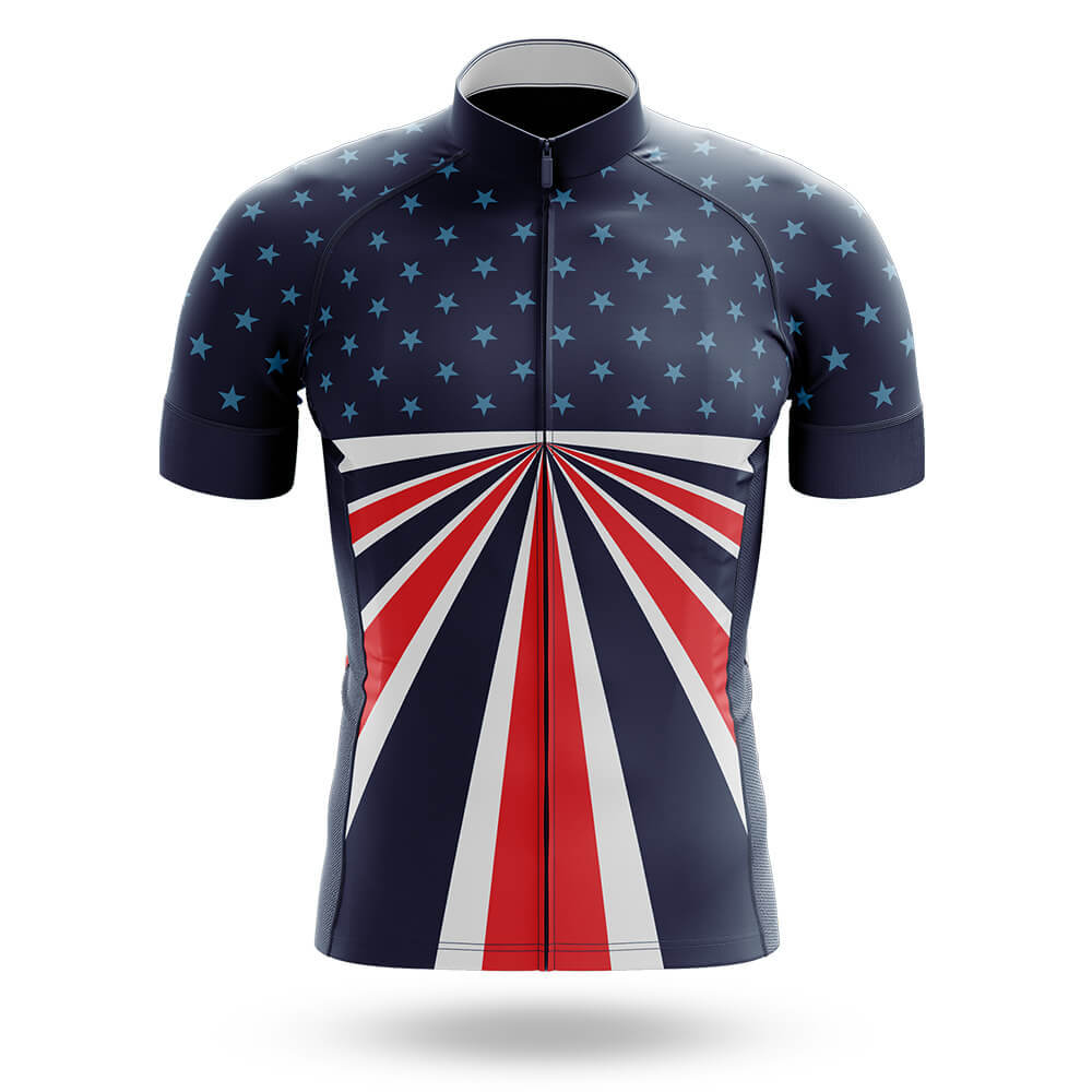 USA Flag V3 - Men's Cycling Kit-Jersey Only-Global Cycling Gear