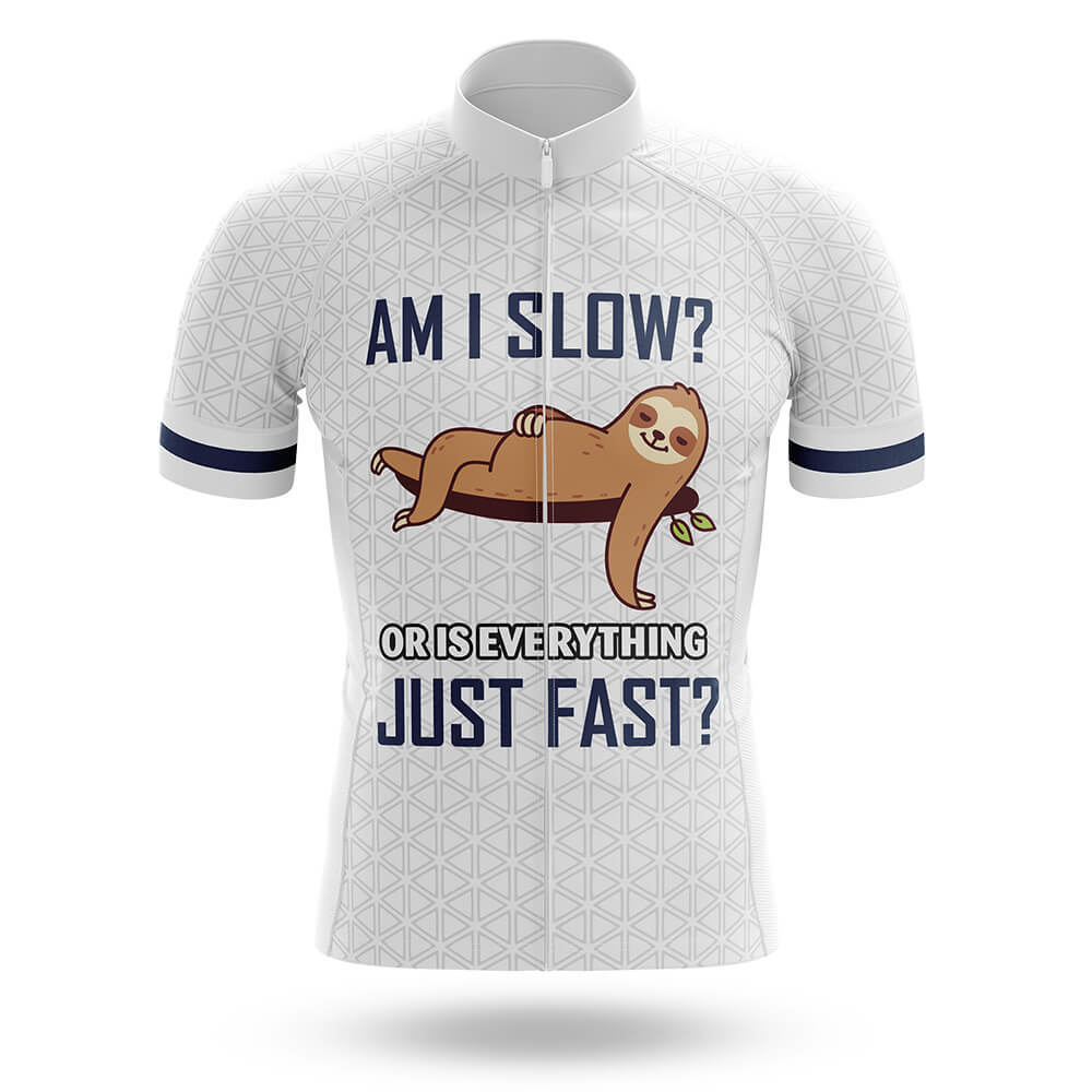 Am I Slow? V3 - Men's Cycling Kit-Jersey Only-Global Cycling Gear