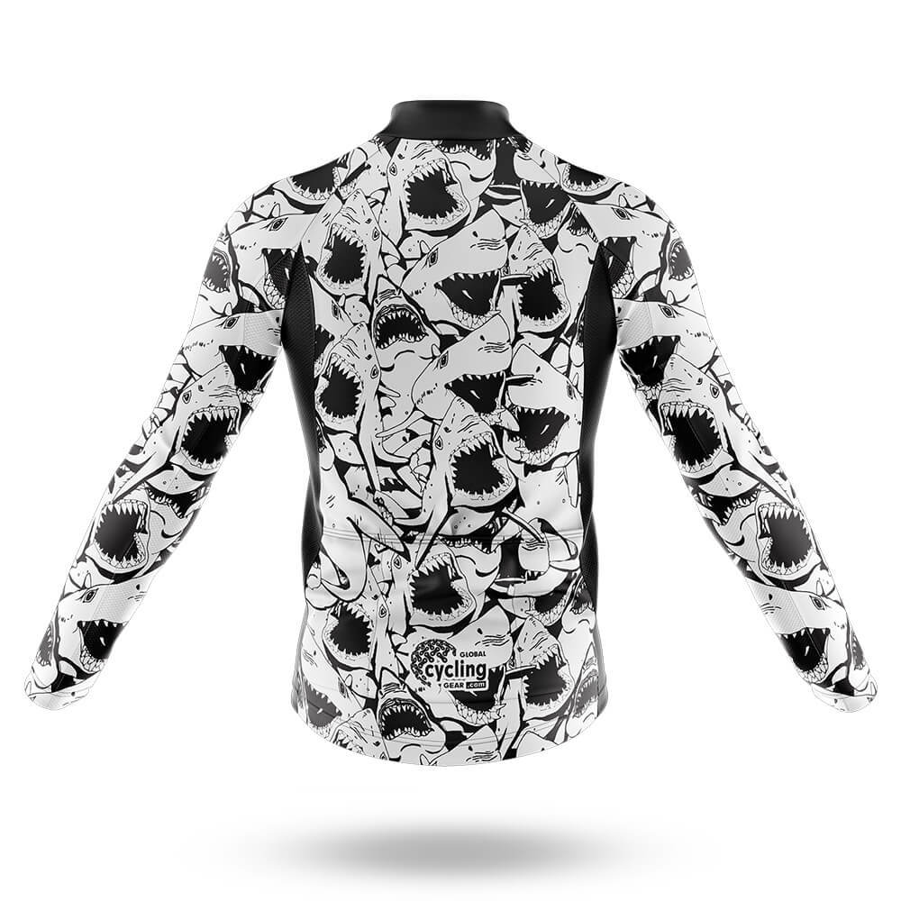 Shark Jaws - Men's Cycling Kit-Short Sleeve Jersey-Global Cycling Gear