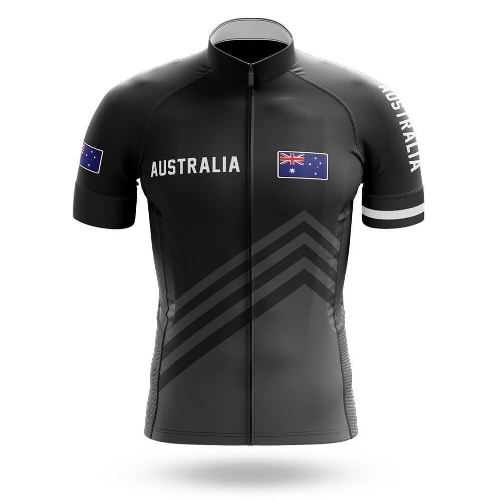Australia S5 Black - Men's Cycling Kit-Jersey Only-Global Cycling Gear