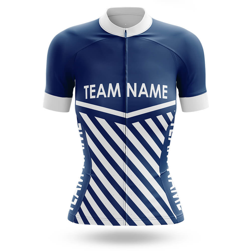Custom Team Name M3 Navy - Women's Cycling Kit-Jersey Only-Global Cycling Gear