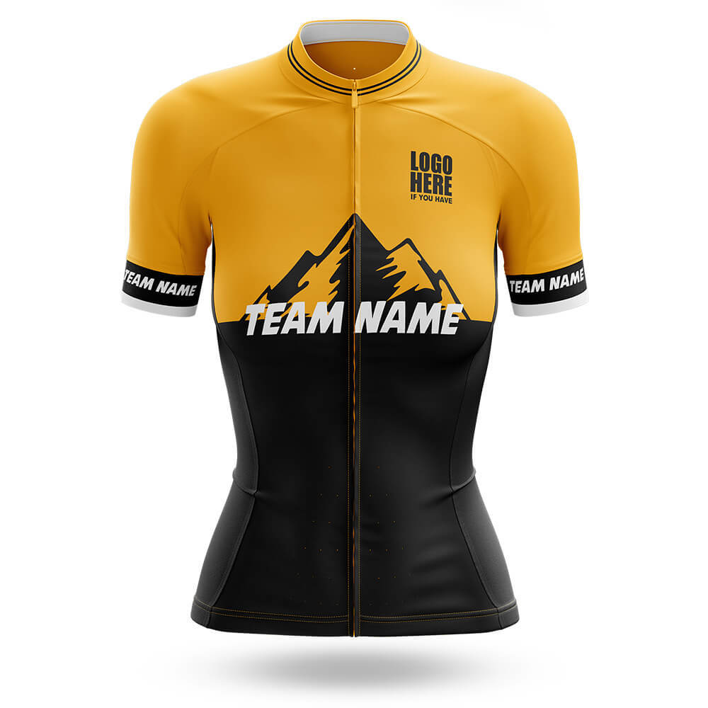 Custom Team Name V3 Black - Women's Cycling Kit-Jersey Only-Global Cycling Gear