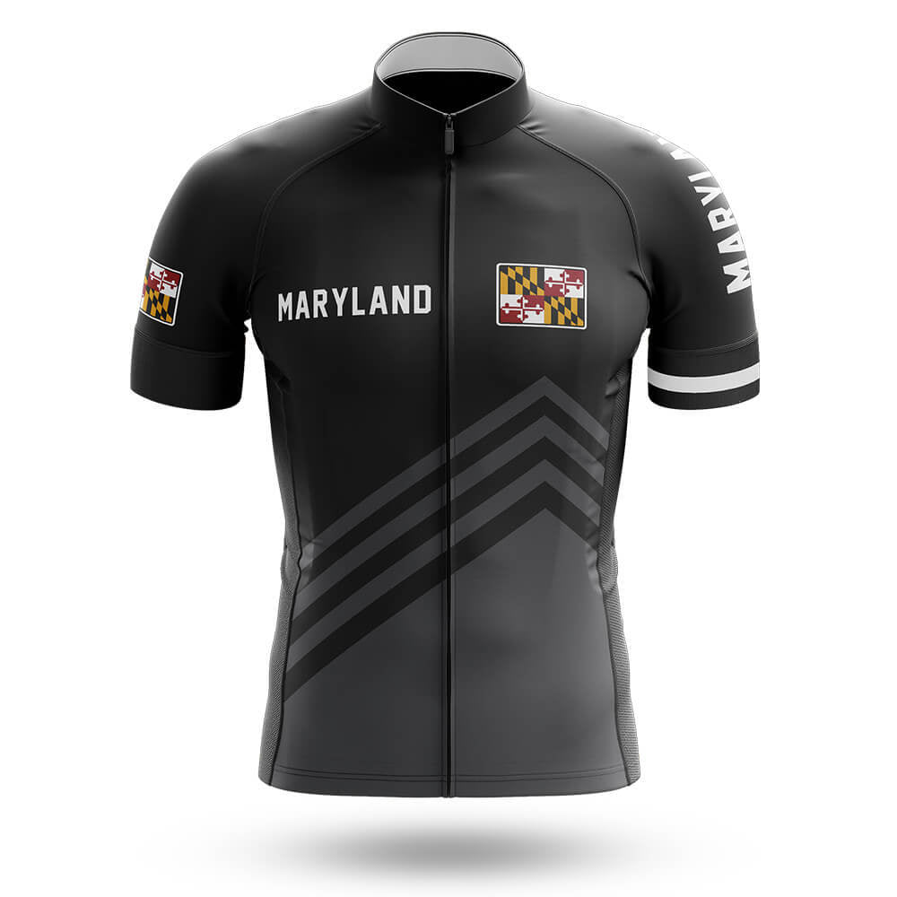 Maryland S4 Black - Men's Cycling Kit-Jersey Only-Global Cycling Gear