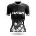 Custom Team Name V19 Black - Women's Cycling Kit-Jersey Only-Global Cycling Gear