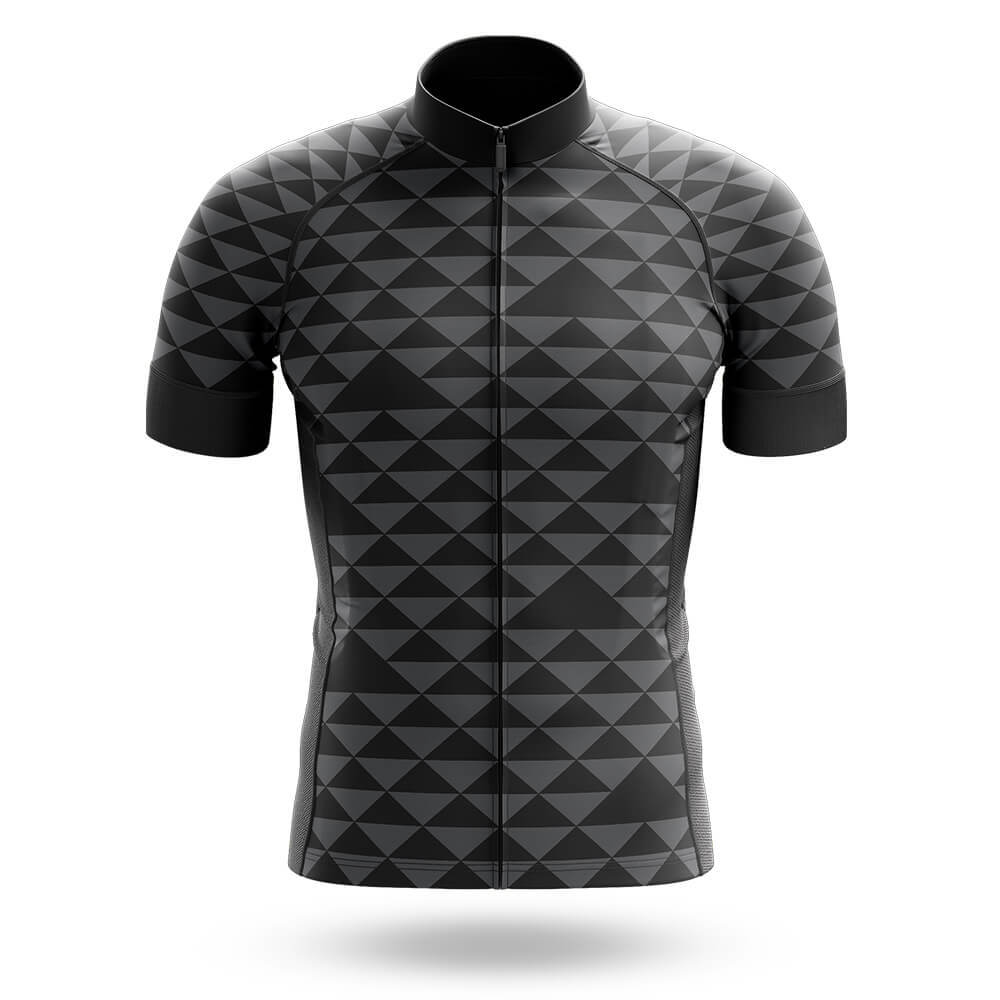 Black Triangles - Men's Cycling Kit-Jersey Only-Global Cycling Gear