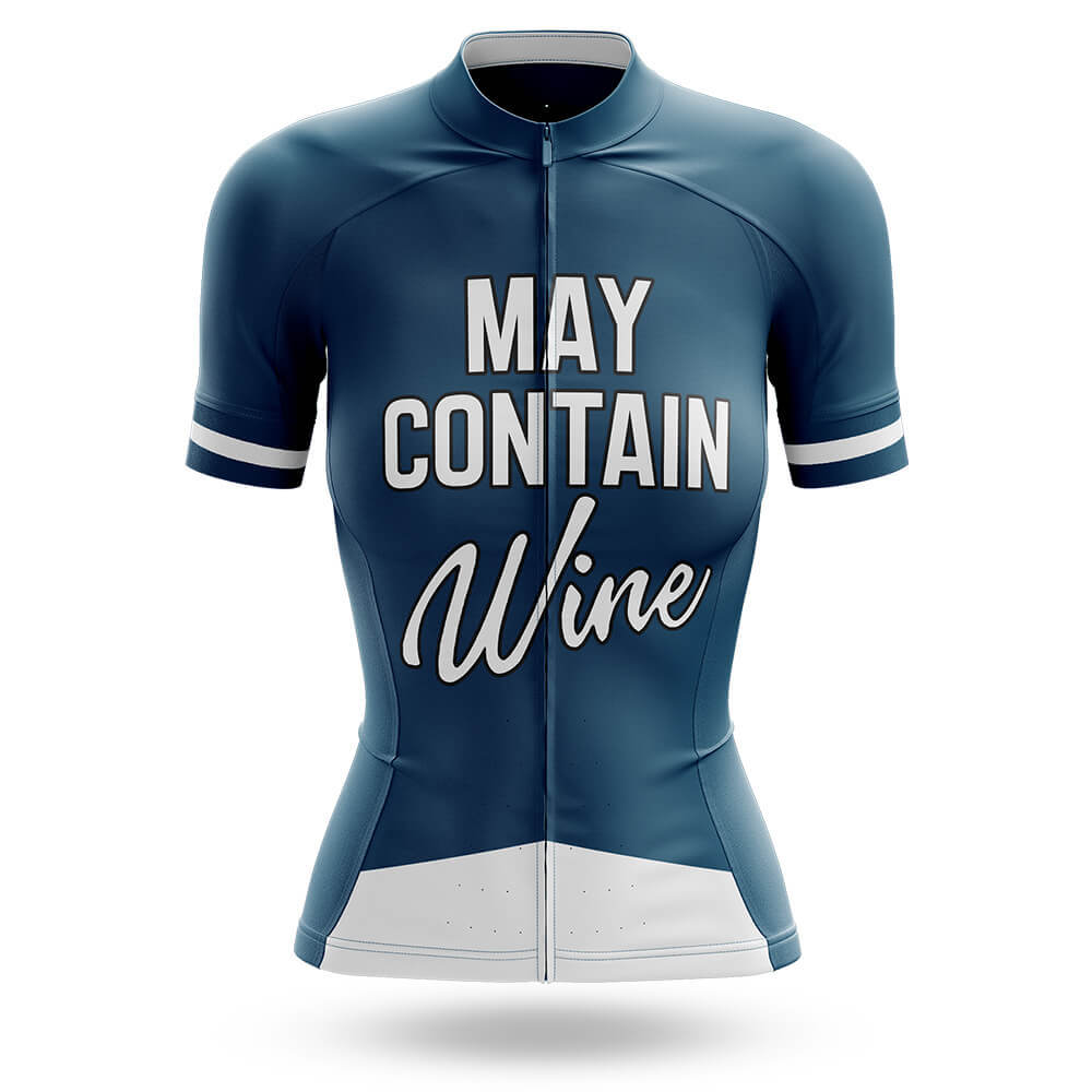 May Contain Wine - Women - Cycling Kit-Jersey Only-Global Cycling Gear