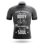 Two Wheels Move The Soul V3 - Men's Cycling Kit-Jersey Only-Global Cycling Gear