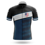 USA S6 Black - Men's Cycling Kit-Jersey Only-Global Cycling Gear