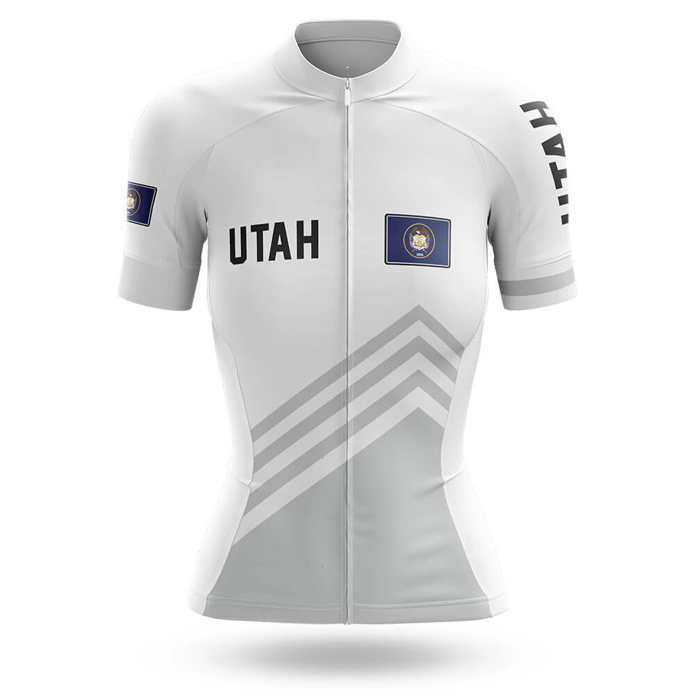 Utah S4 White - Women - Cycling Kit-Jersey Only-Global Cycling Gear