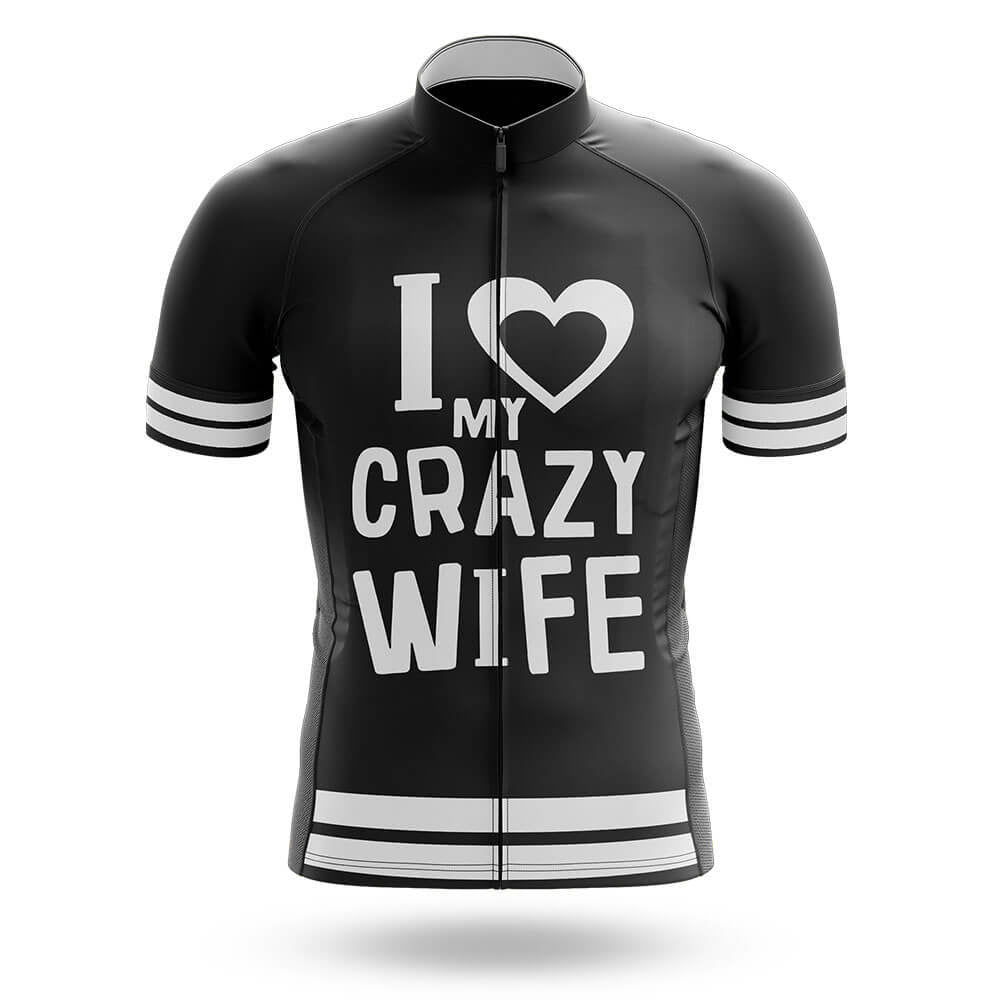 Love My Crazy Wife - Men's Cycling Kit-Jersey Only-Global Cycling Gear