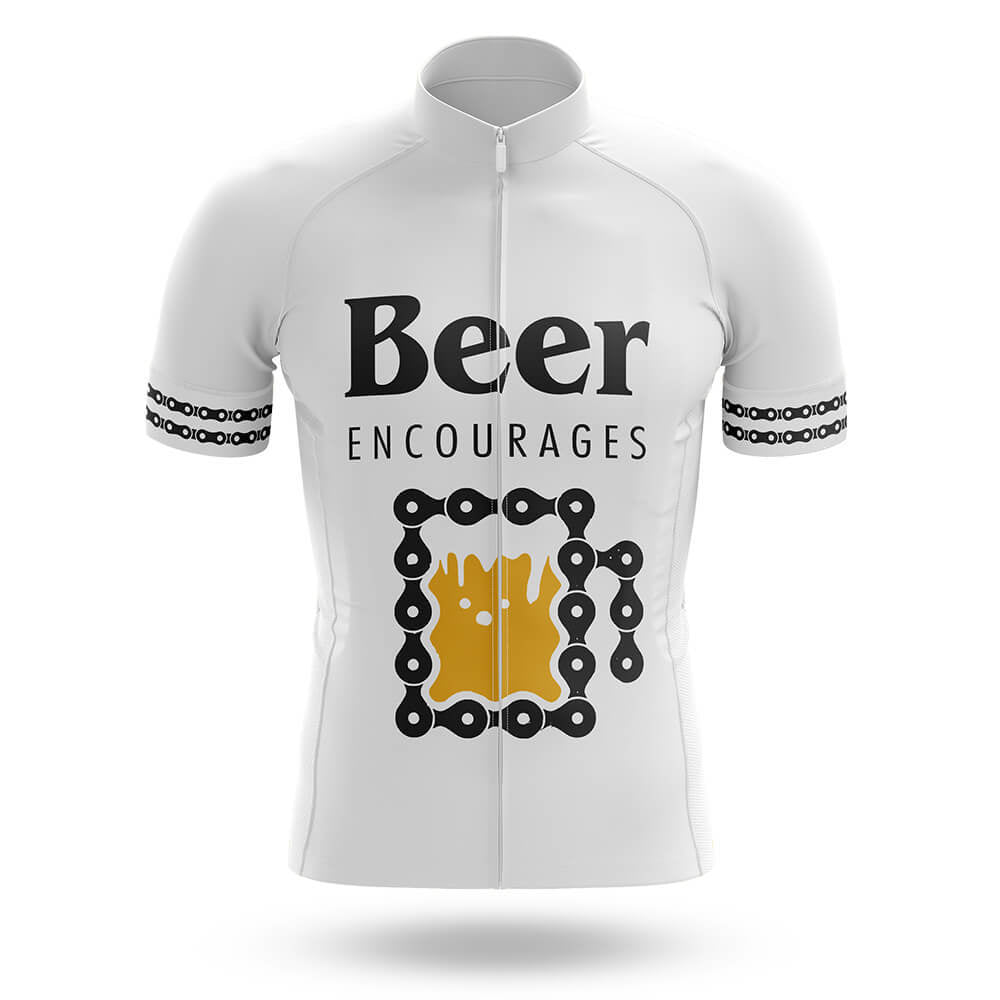 Beer Encourages - Men's Cycling Kit-Jersey Only-Global Cycling Gear