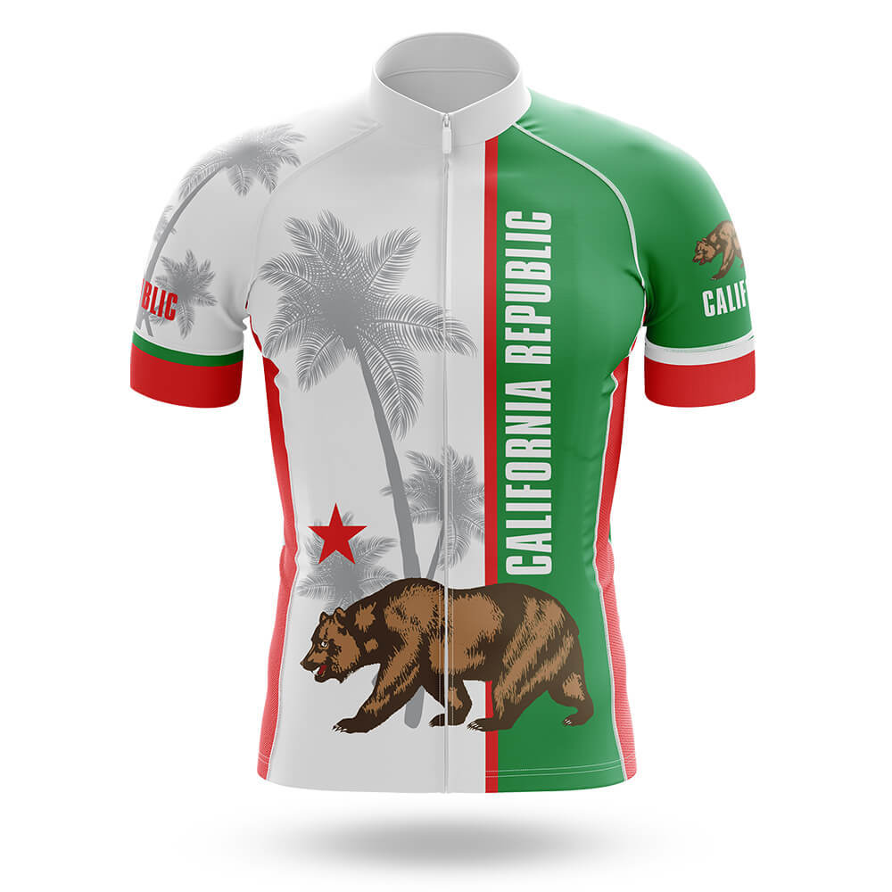 California Flag - Men's Cycling Kit-Jersey Only-Global Cycling Gear