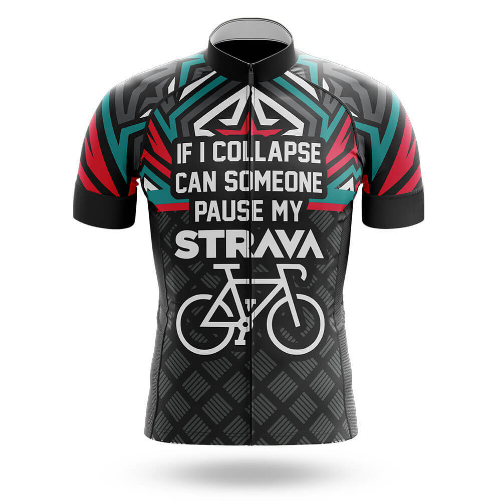 Pause My Strava V7 - Men's Cycling Kit-Jersey Only-Global Cycling Gear