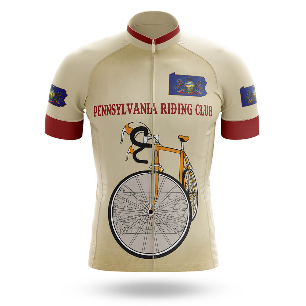 Pennsylvania Riding Club - Men's Cycling Kit-Jersey Only-Global Cycling Gear