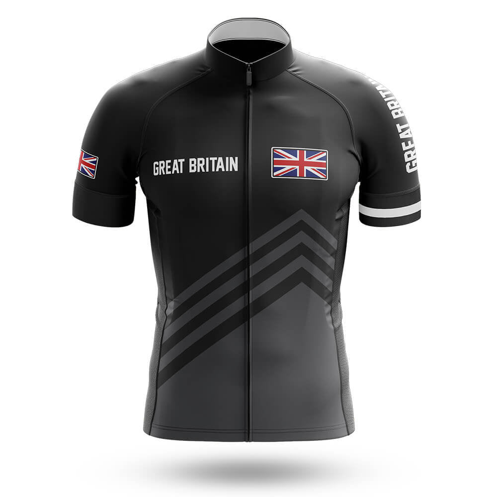 Great Britain S5 BLack - Men's Cycling Kit-Jersey Only-Global Cycling Gear