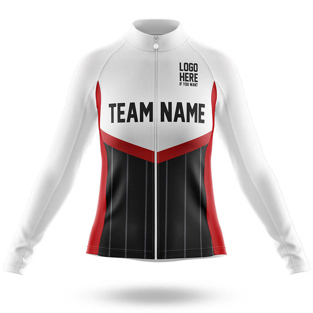Custom Team Name S11 - Women's Cycling Kit-Long Sleeve Jersey-Global Cycling Gear