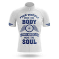 Two Wheels Move The Soul V2 - Men's Cycling Kit-Jersey Only-Global Cycling Gear