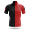 Red Black - Men's Cycling Kit-Jersey Only-Global Cycling Gear