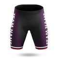 Custom Team Name M7 Dark Purple - Women's Cycling Kit-Shorts Only-Global Cycling Gear