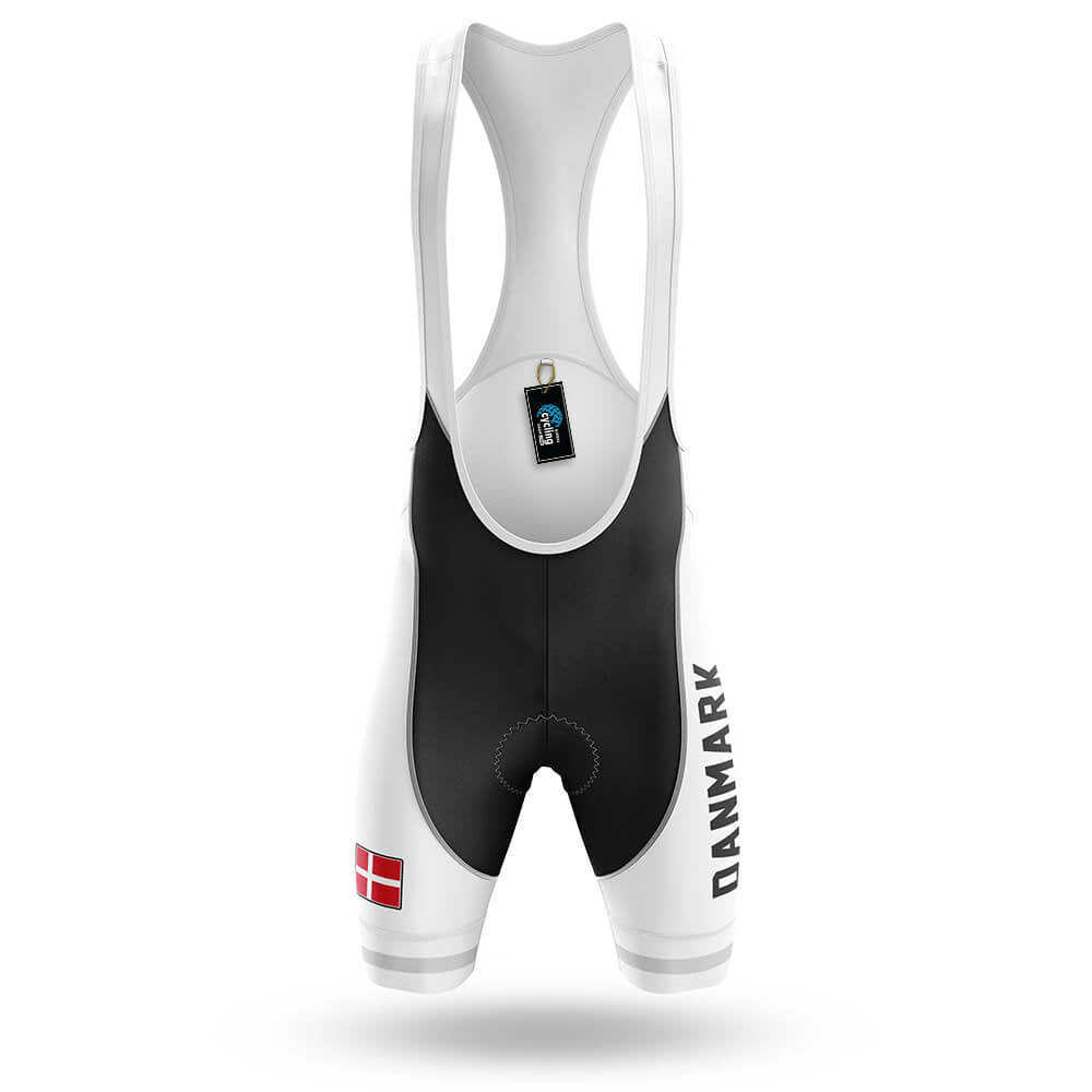 Danmark S5 White - Men's Cycling Kit-Bibs Only-Global Cycling Gear