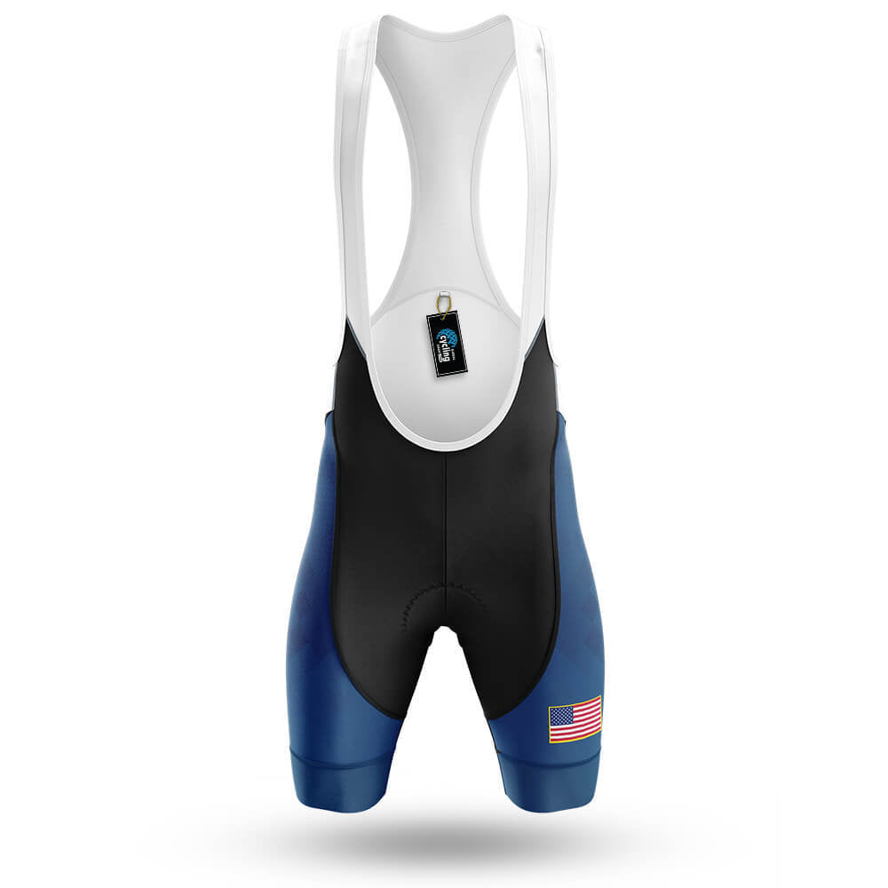 USA V2 - Navy - Men's Cycling Kit-Bibs Only-Global Cycling Gear