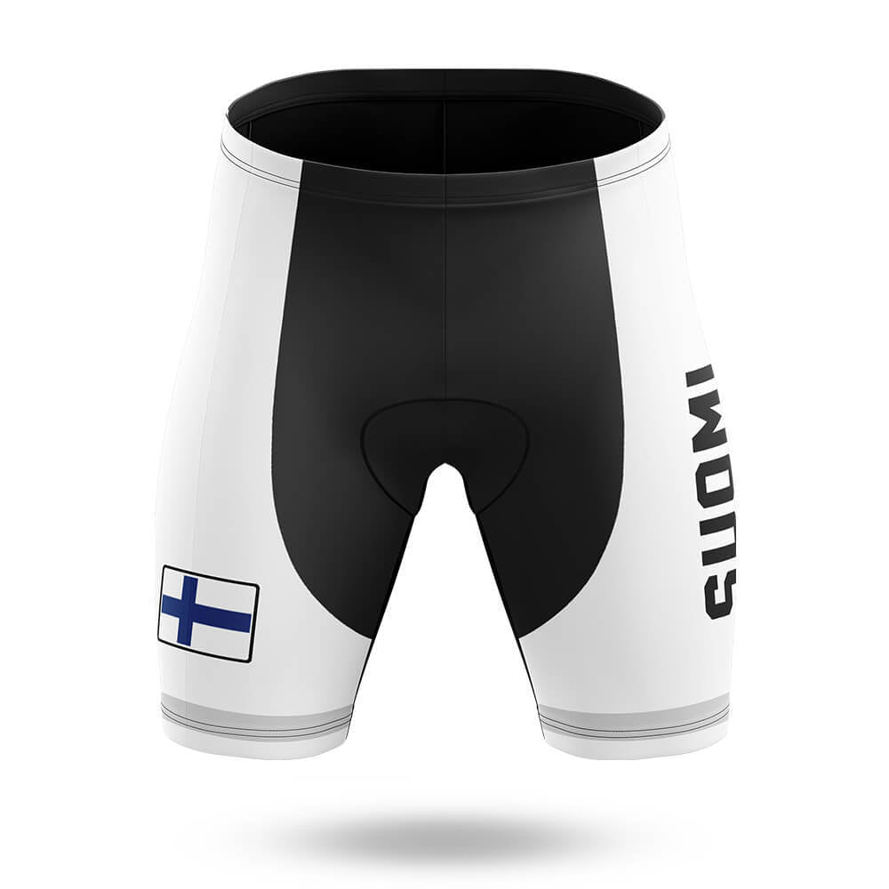 Suomi S5 White - Women - Cycling Kit-Shorts Only-Global Cycling Gear