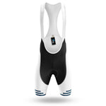 One Ride A Day - White - Men's Cycling Kit-Bibs Only-Global Cycling Gear