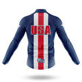 USA Patriotic - Cycling Jersey For Men-Short Sleeve Jersey-Global Cycling Gear