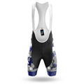 Navy Camo Veteran - Men's Cycling Kit-Bibs Only-Global Cycling Gear