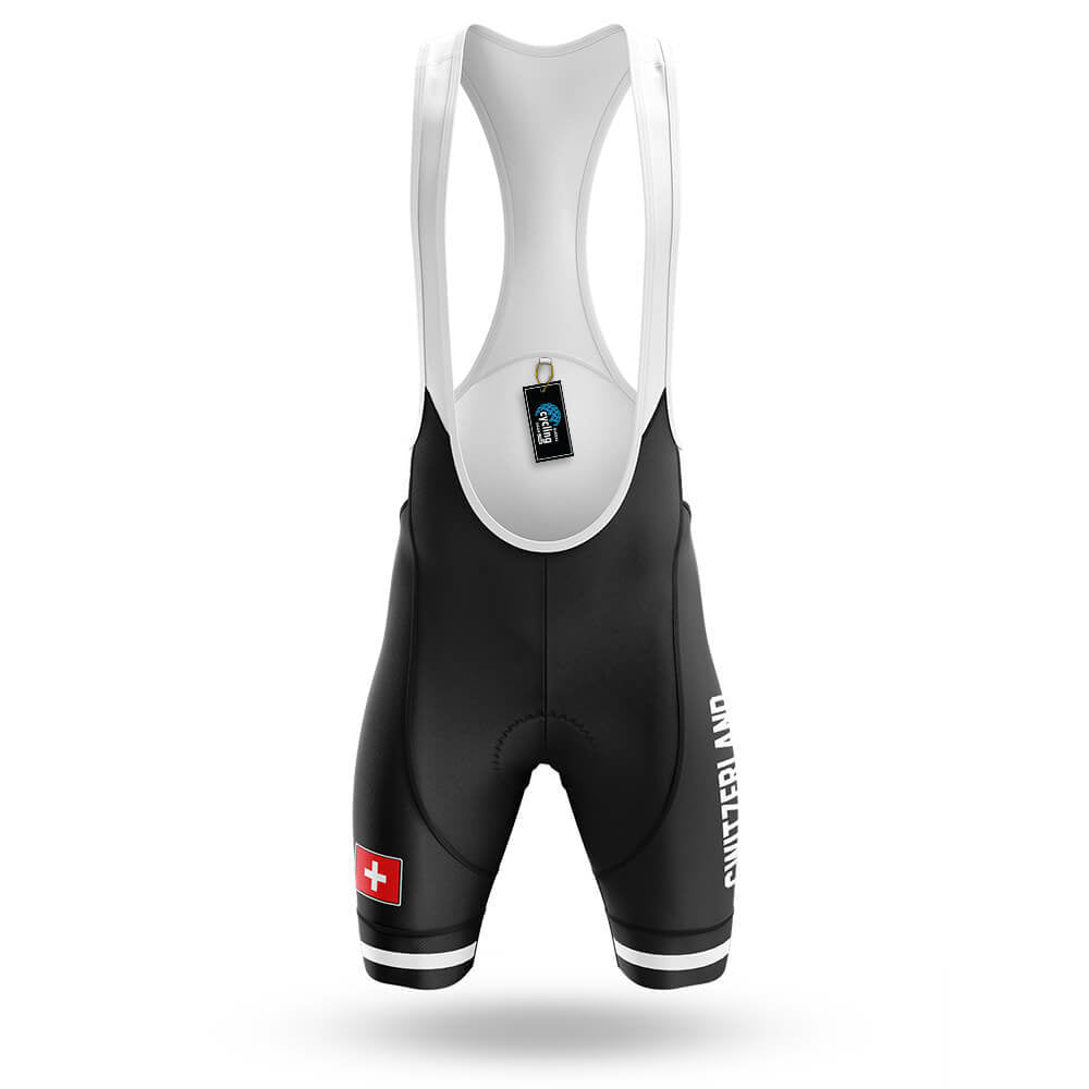 Switzerland S5 Black - Men's Cycling Kit-Bibs Only-Global Cycling Gear