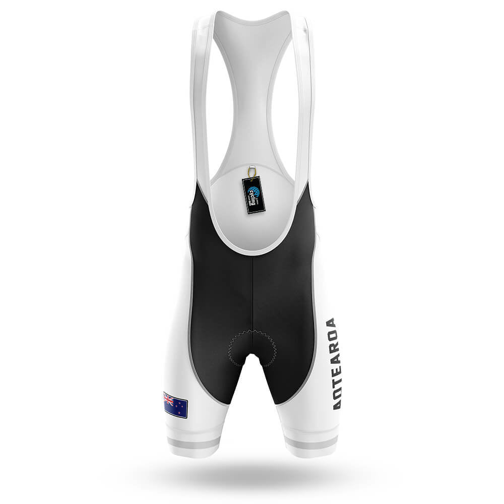 Aotearoa S5 White - Men's Cycling Kit-Bibs Only-Global Cycling Gear