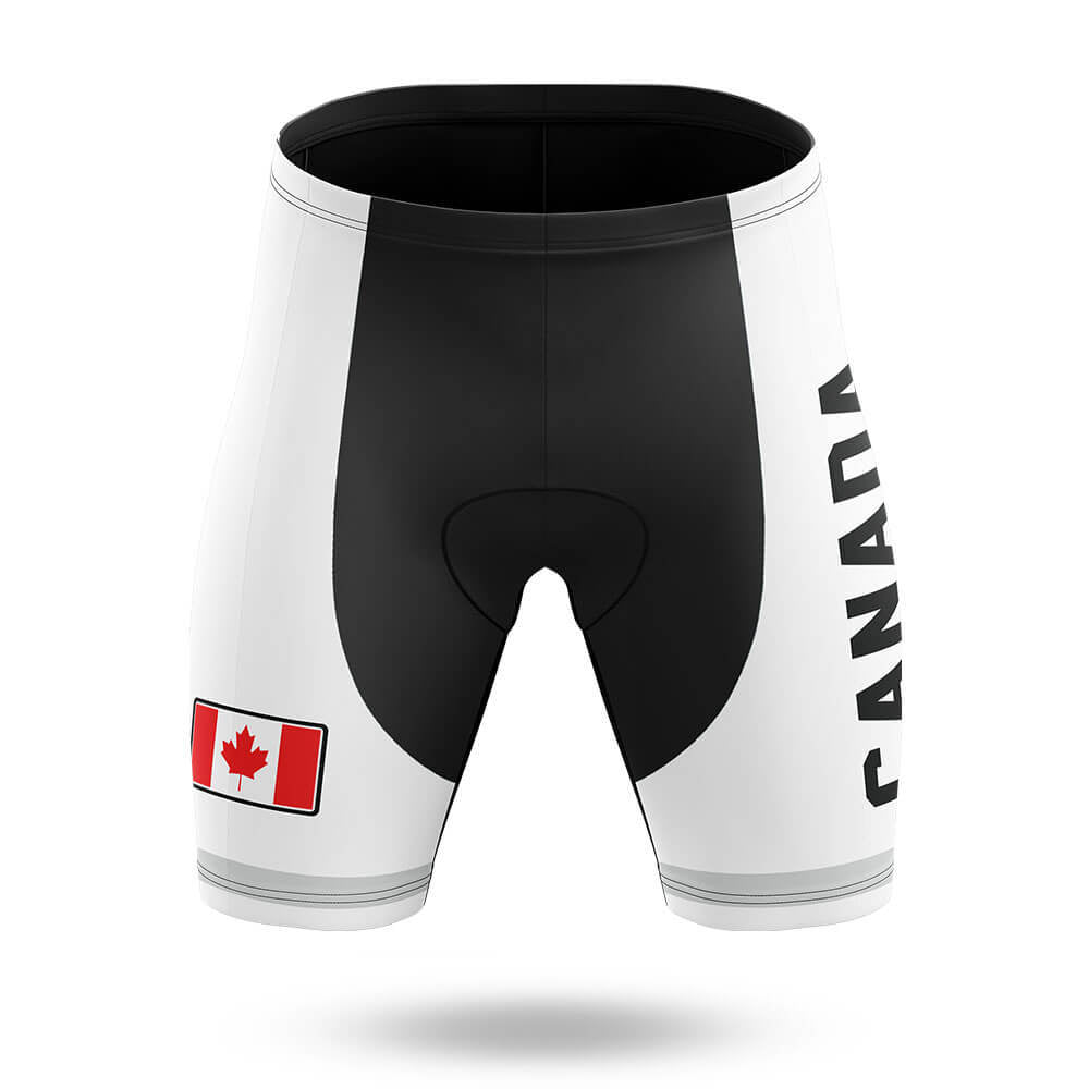 Canada S5 White - Women - Cycling Kit-Shorts Only-Global Cycling Gear