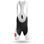 Switzerland S7 - White - Men's Cycling Kit-Bibs Only-Global Cycling Gear