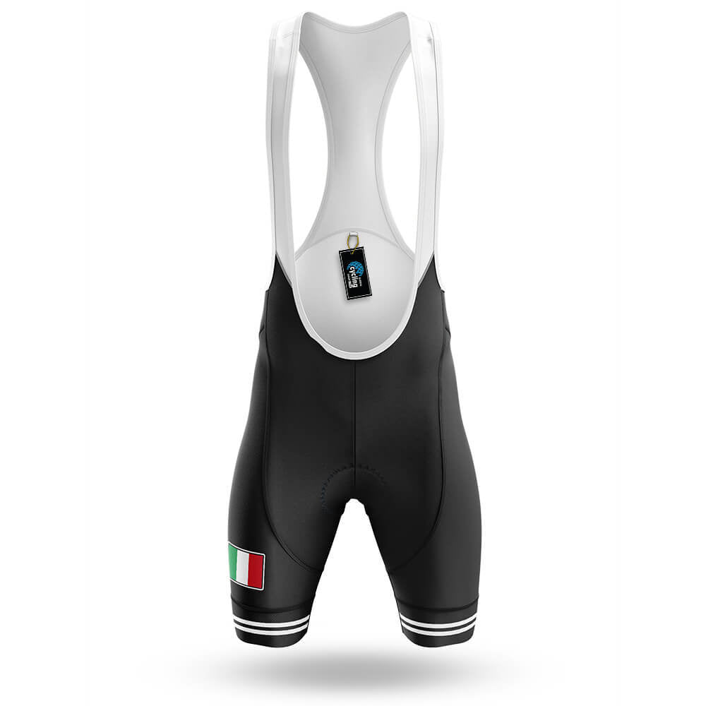 Italia S7 - Black - Men's Cycling Kit-Bibs Only-Global Cycling Gear