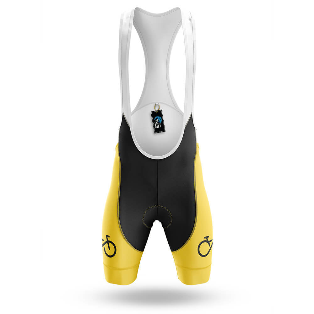 Bike Forever - Yellow - Men's Cycling Kit-Bibs Only-Global Cycling Gear