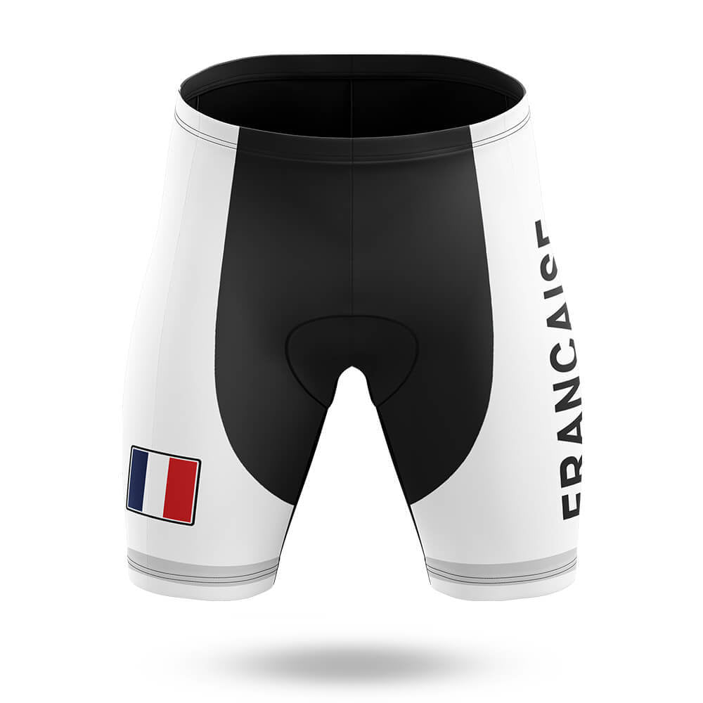 Française S5 White - Women - Cycling Kit-Shorts Only-Global Cycling Gear