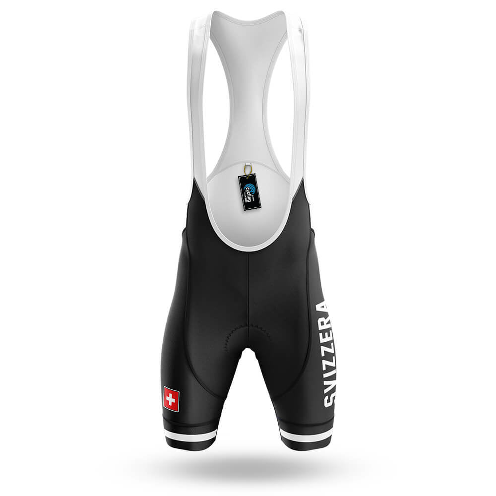 Svizzera S5 Black - Men's Cycling Kit-Bibs Only-Global Cycling Gear