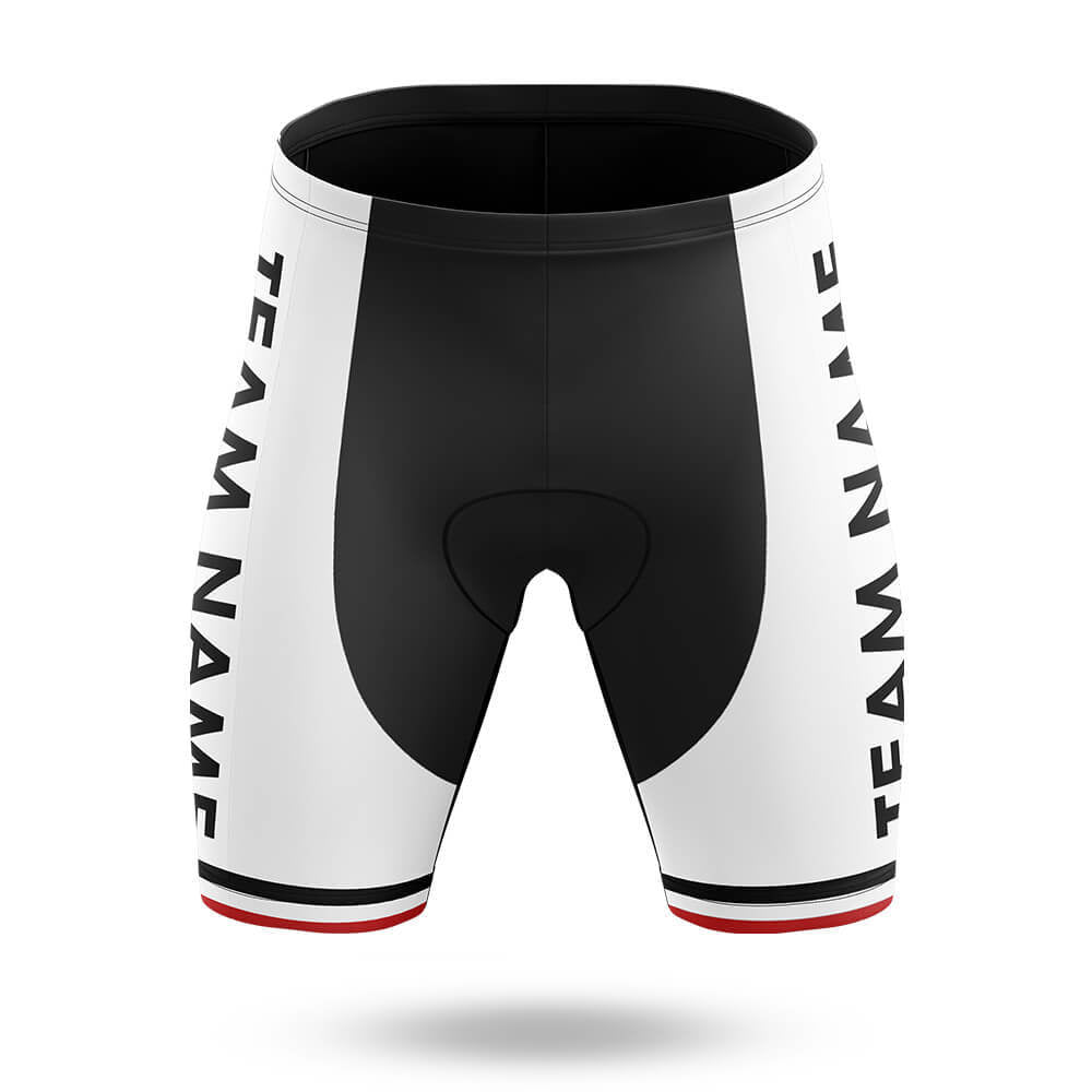 Custom Team Name M7 White - Women's Cycling Kit-Shorts Only-Global Cycling Gear