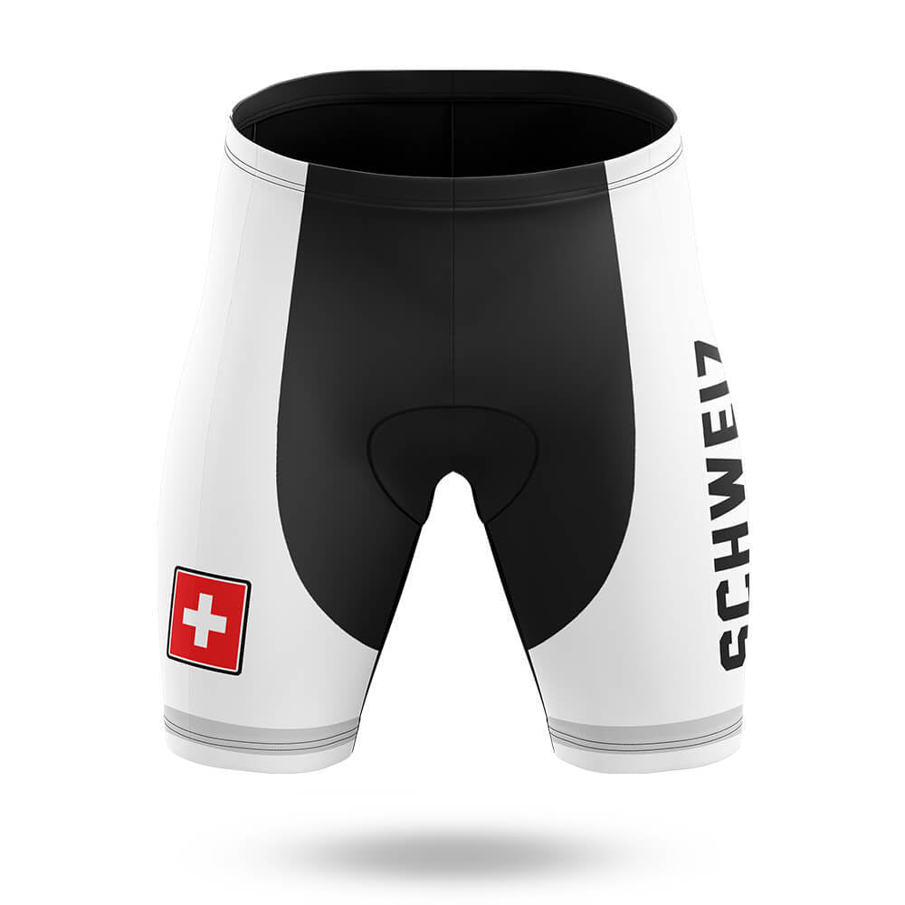 Schweiz S5 White - Women - Cycling Kit-Shorts Only-Global Cycling Gear