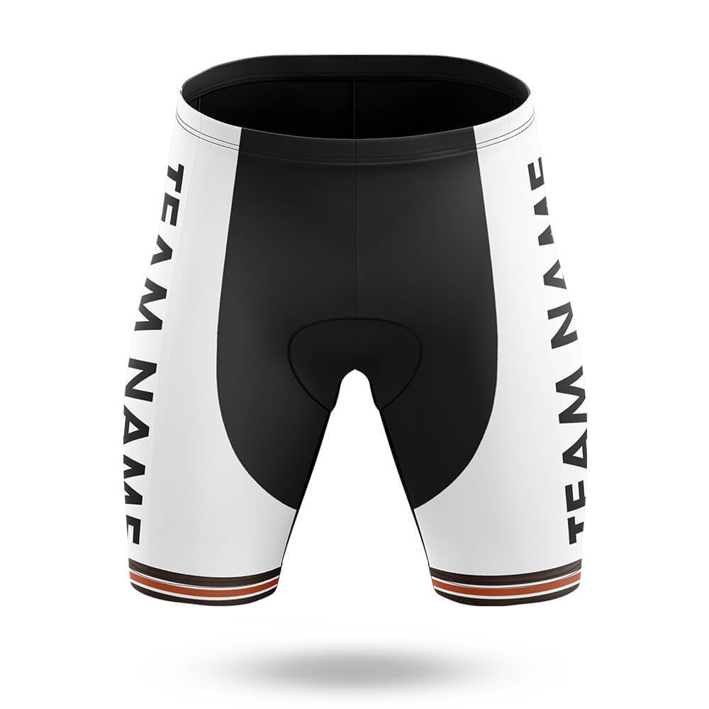 Custom Team Name M4 Orange - Women's Cycling Kit-Shorts Only-Global Cycling Gear