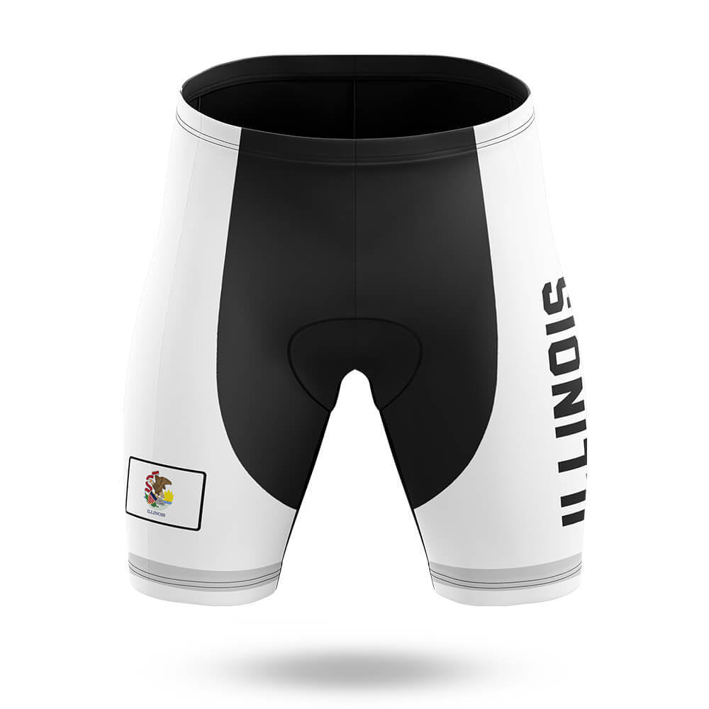 Illinois S4 White - Women - Cycling Kit-Shorts Only-Global Cycling Gear
